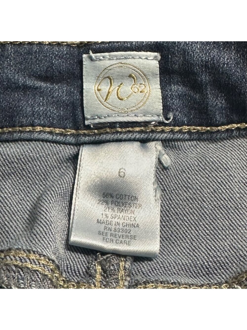 Westport 62 Womens Blue Denim Jean Skirt Size 6 Classic Summer Stretchy/Comfy - Picture 4 of 9